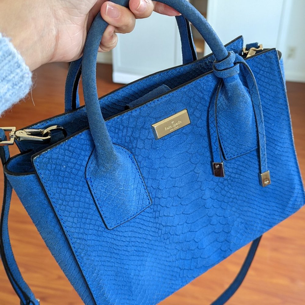 Kate Spade orbit blue small crossbody satchel bag